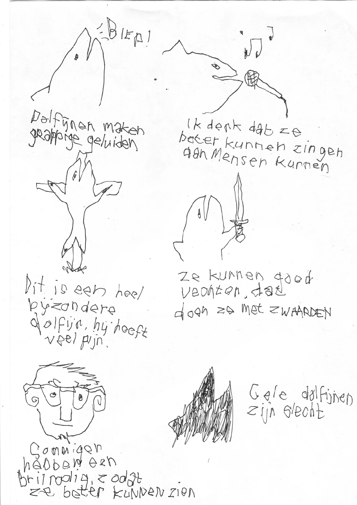 Comic about dolphins.