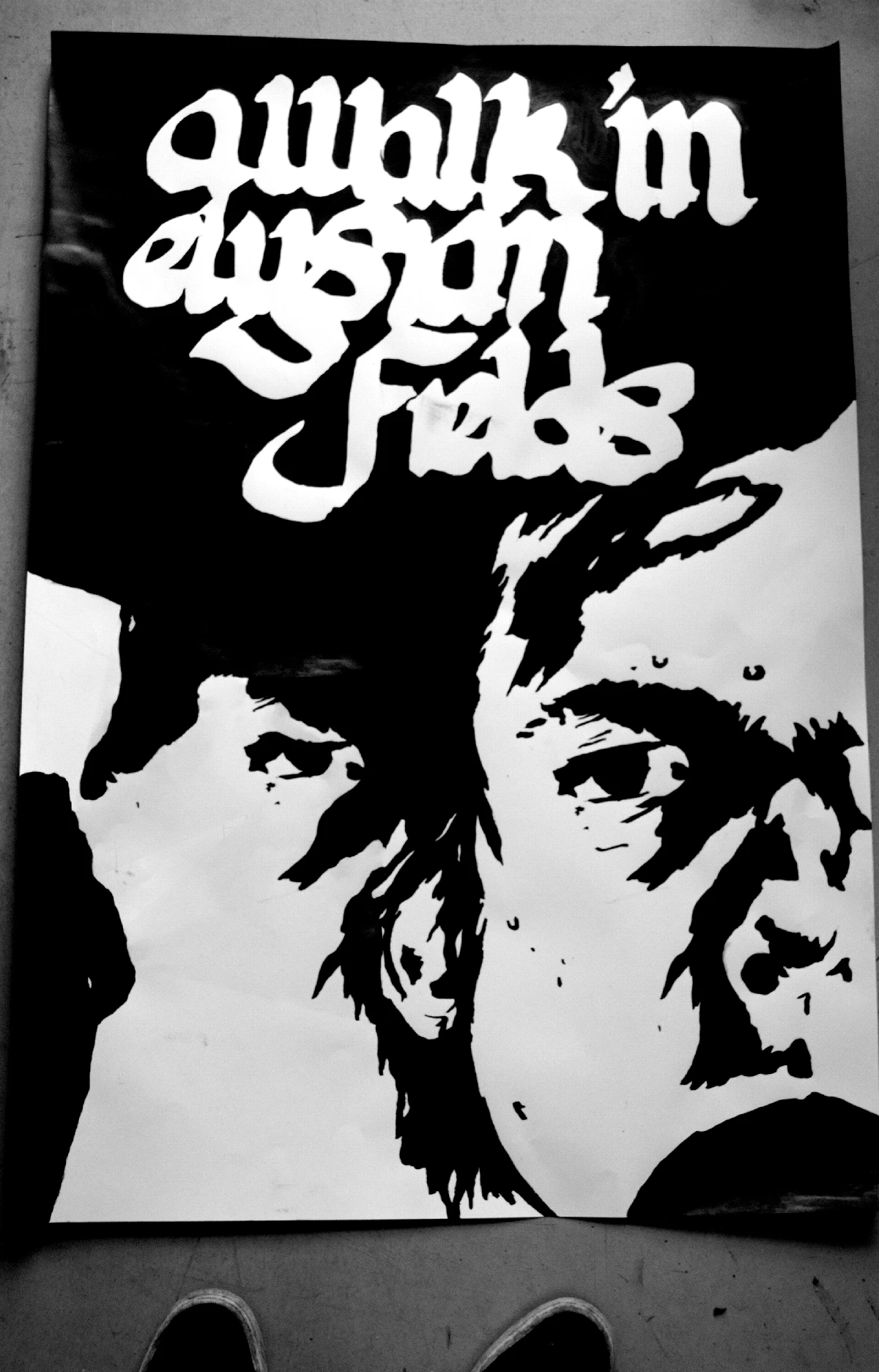 Ink painting I made at KW1C.