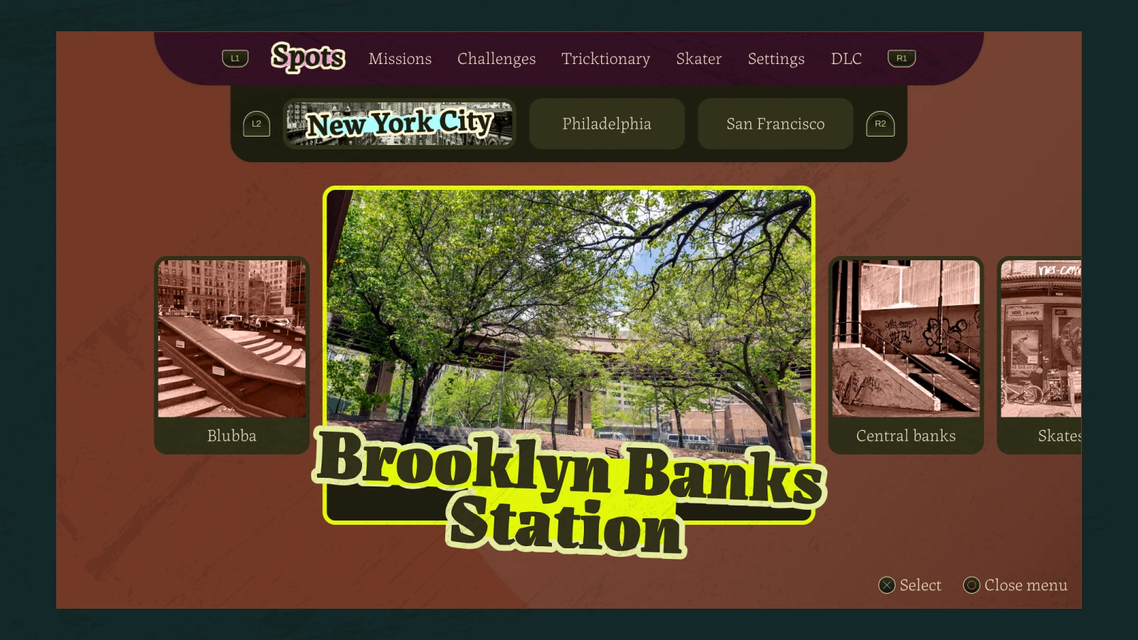 The 'Spots' screen I designed.